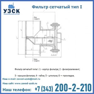 Фильтр сетчатый ФС по Т-ММ-11-2003 в Ярославле